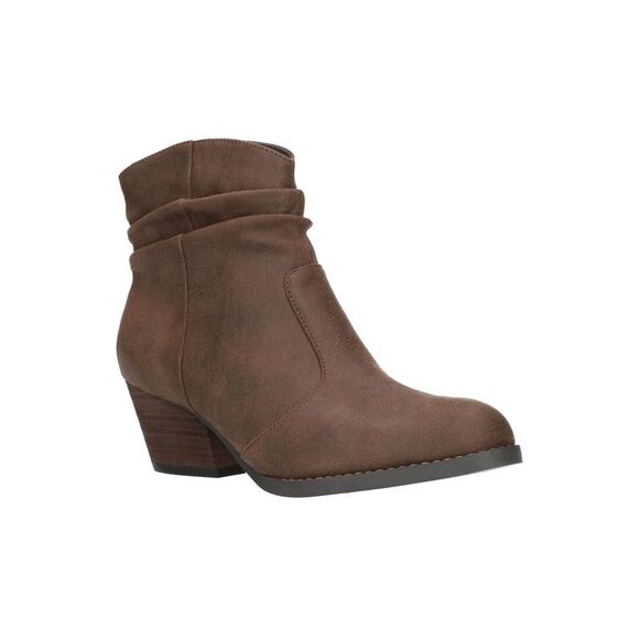 BELLA VITA Womens Brown Western Helena Round Toe Block Heel Slouch Boot 10 M - Picture 4 of 4